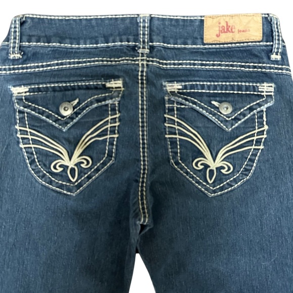 Jake Jeans Boot-Cut Flap Pockets Women's Size 3 Juniors - Picture 3 of 7